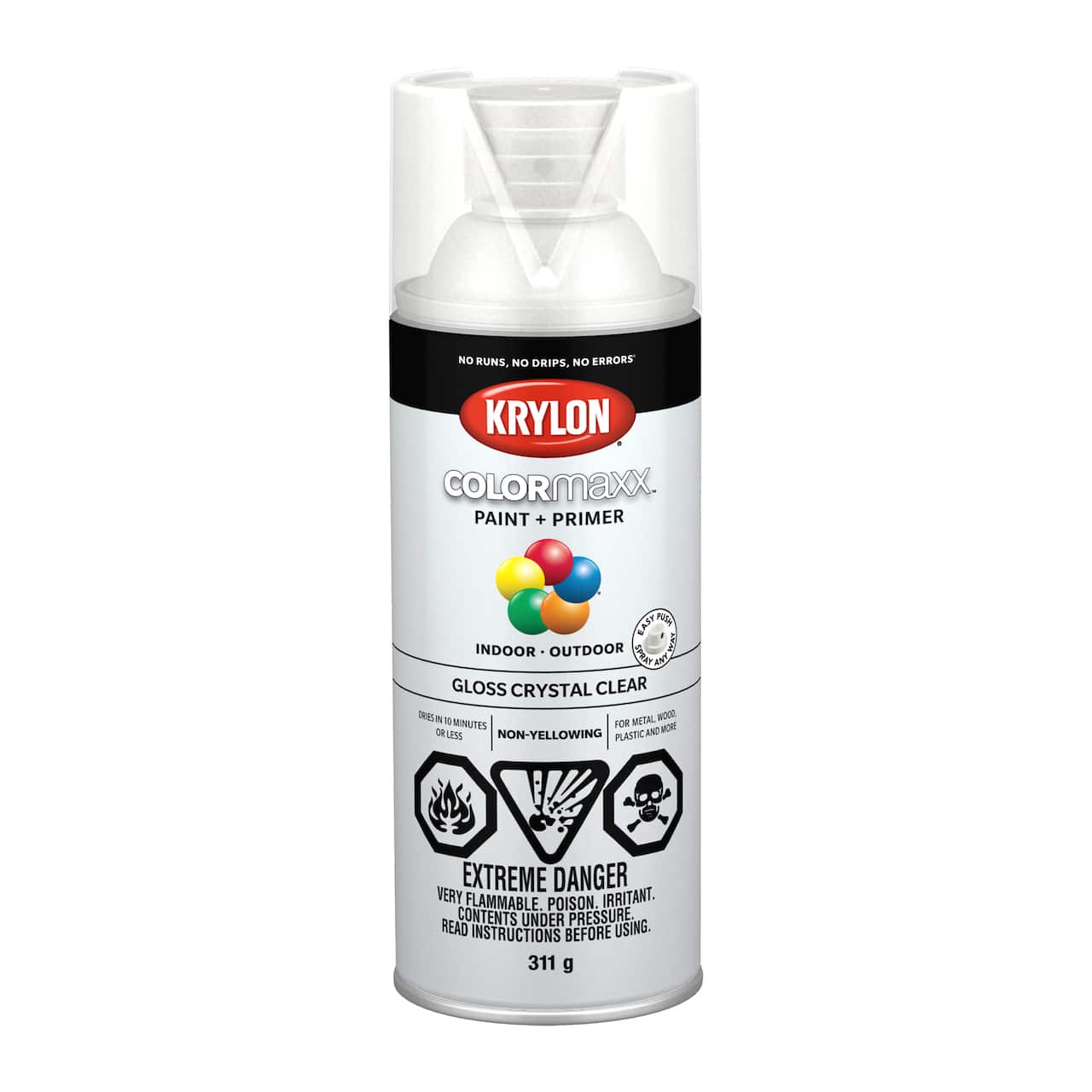 Peinture apprêt brillante COLORmaxx de Krylon